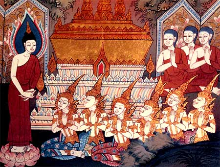 The Buddha's Father was cremated